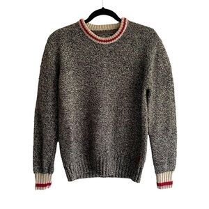 ROOTS Canada Wool Chunky Knit Cabin Sweater M